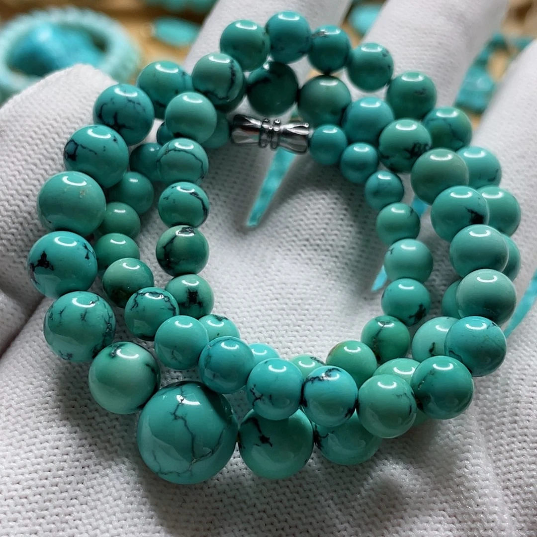 绿松石珠宝半成品未镶嵌