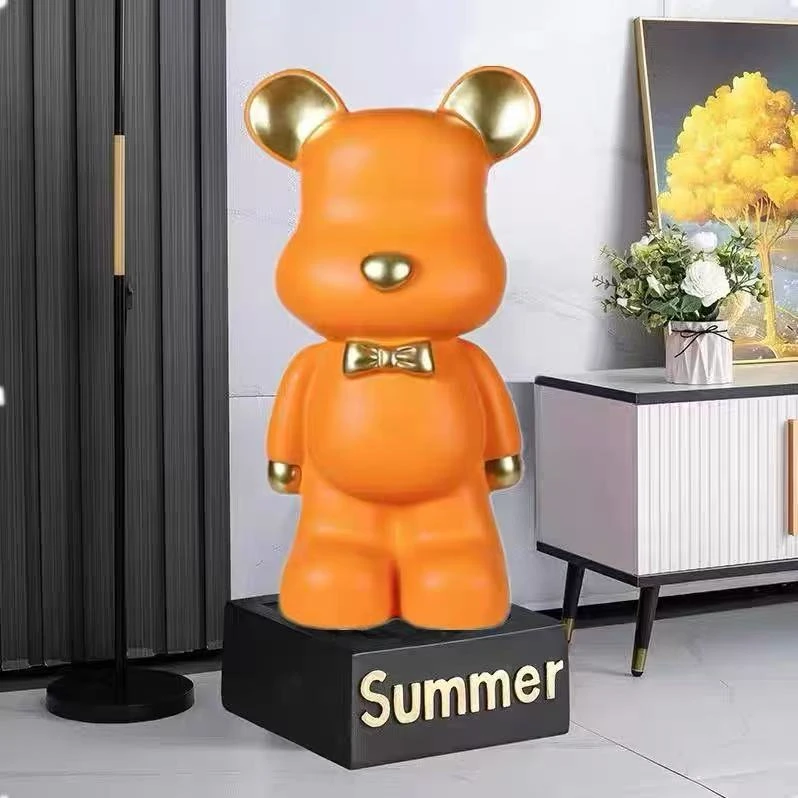 暴力熊大号客厅玄关电视柜落地大容量摆件家居只进不出礼品储钱罐