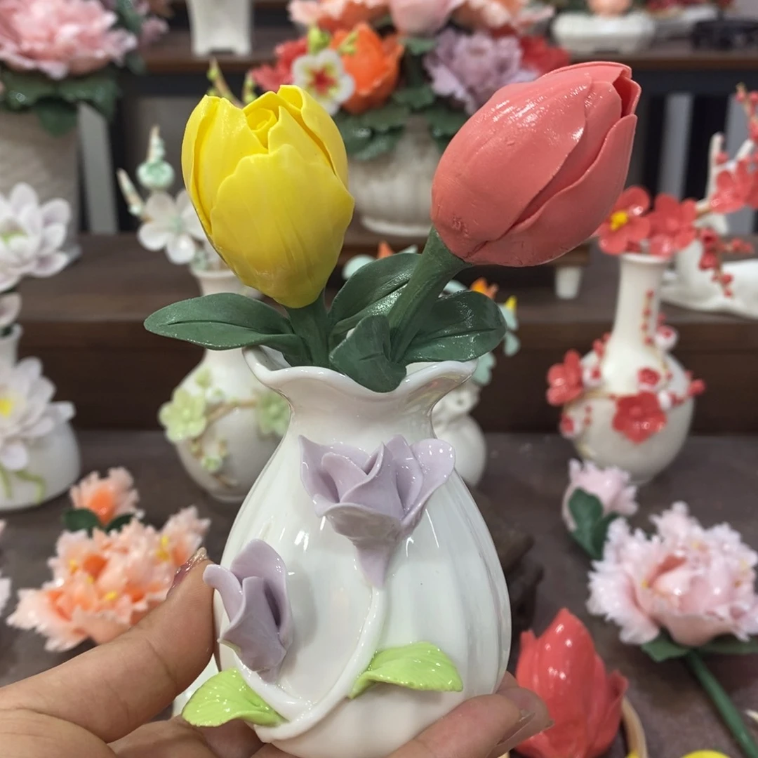 瓷片陶瓷工艺品摆件