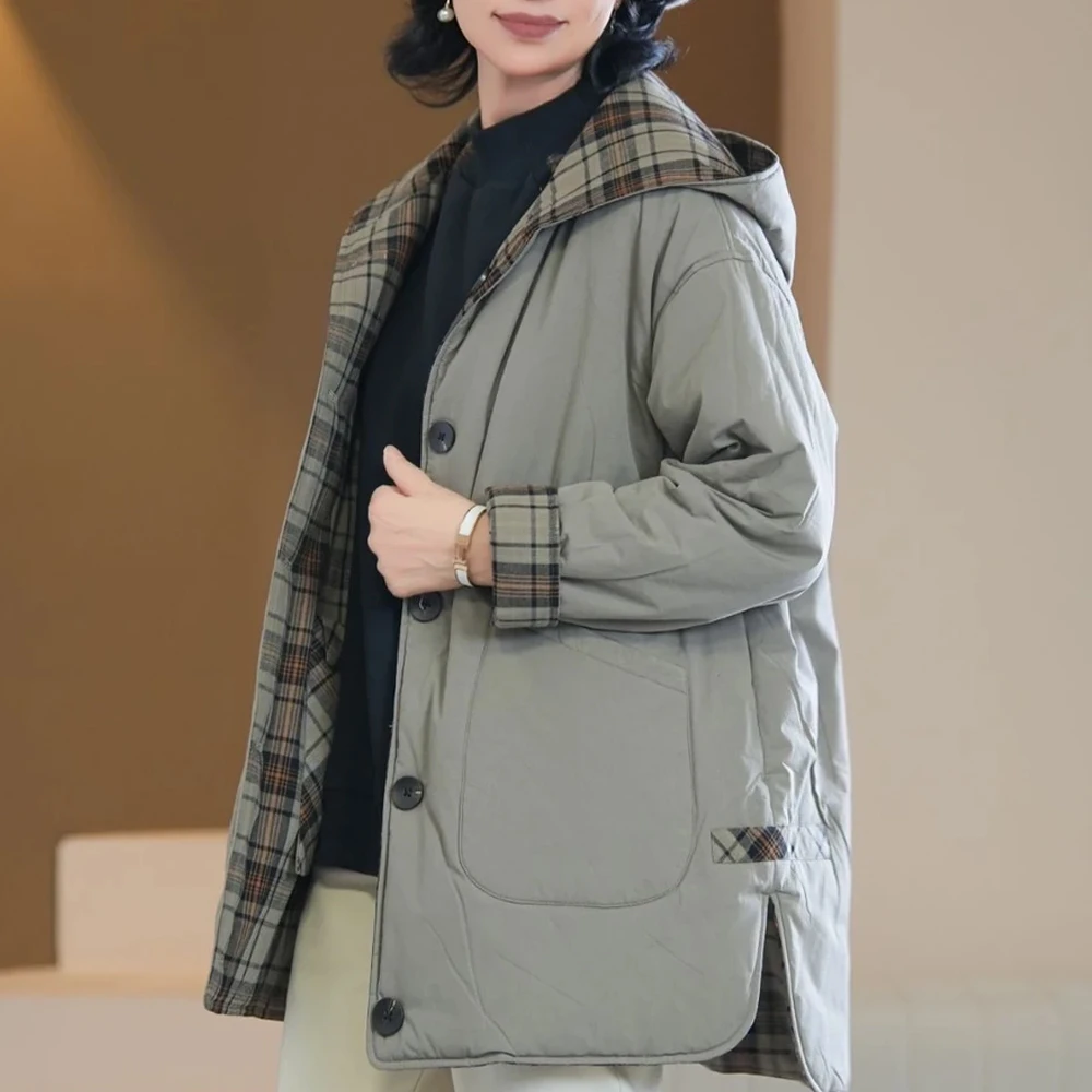 2025冬季韩系保暖设计感小众洋气显瘦衣服时尚潮流高级感棉服女