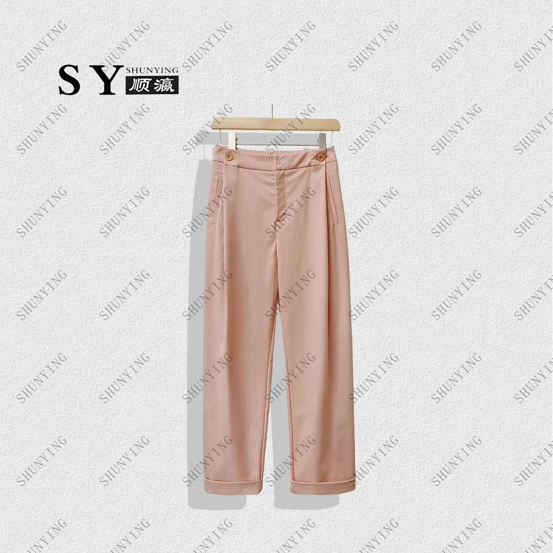 顺瀛【折纸裤】新款宽松垂感高腰遮跨直筒休闲裤SY62XXK425503