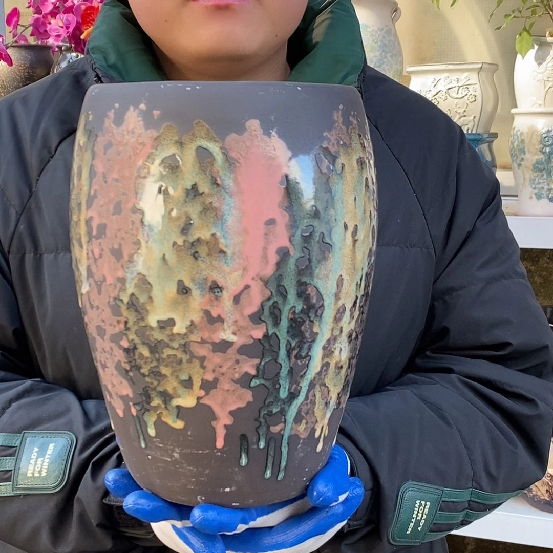 花盆紫砂口18高27福利