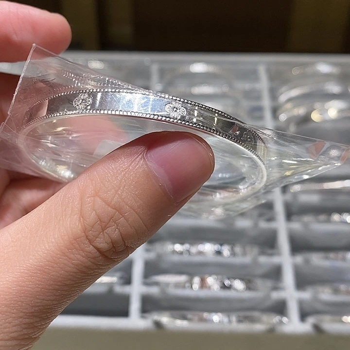 足银足银手镯足银手镯