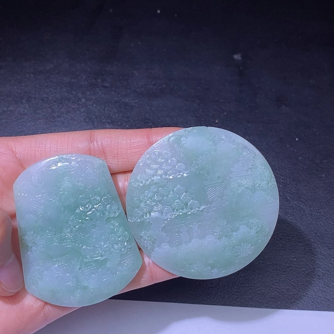 定制翡翠未镶嵌云****天