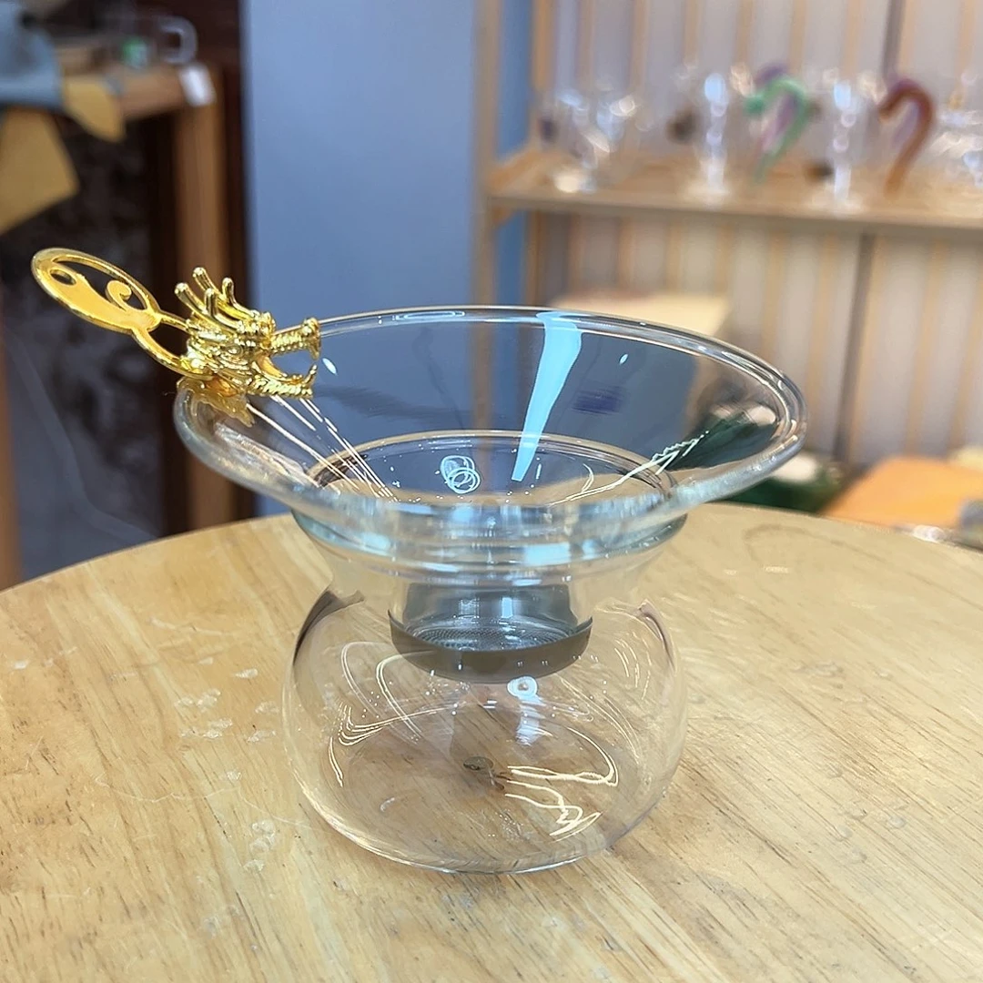 禾器金龙茶漏不锈钢