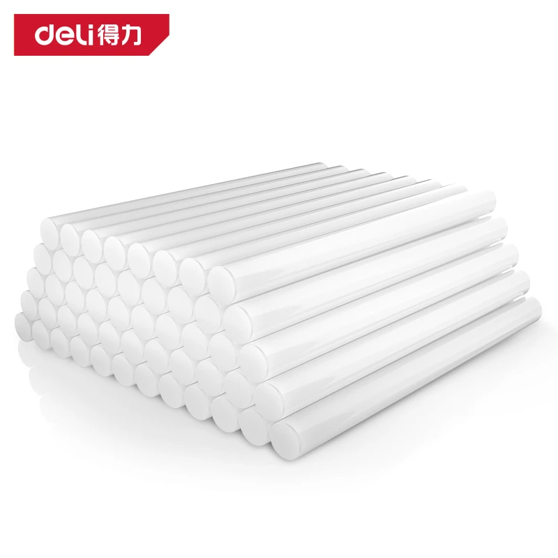 得力工具DL390050A热熔胶棒7x160mmx50支(白)(盒)