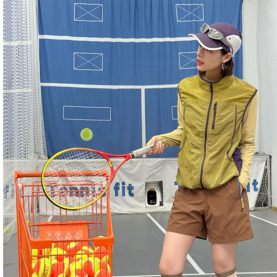 夏季男女款户外山系拼色马甲轻量百搭背心BJX-25110CS