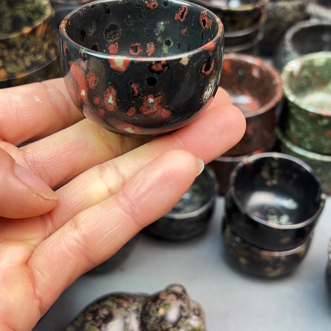 梅花玉鱼缸石茶周边微瑕不退不换