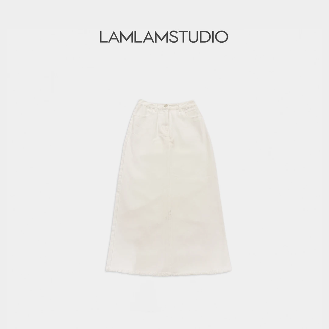 “素白极简”半身裙时尚休闲百搭简约 张一琳
