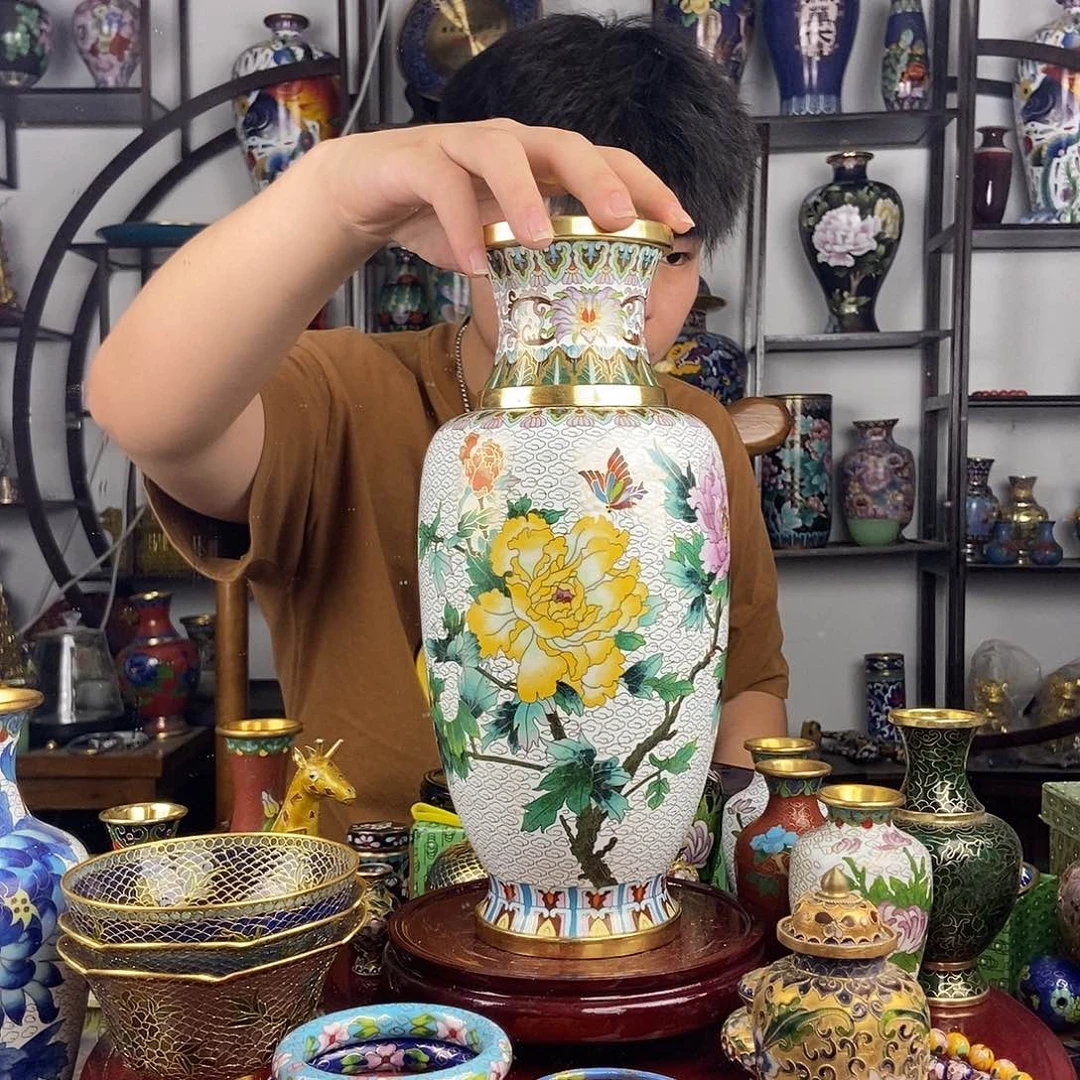 铜书*景泰蓝李佩卿老师31公分