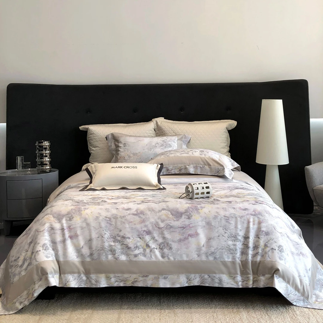 【豆爸专享】MARK CROSS热淇淋2.0超细旦天丝棉磨毛床品-多瑙河奇遇