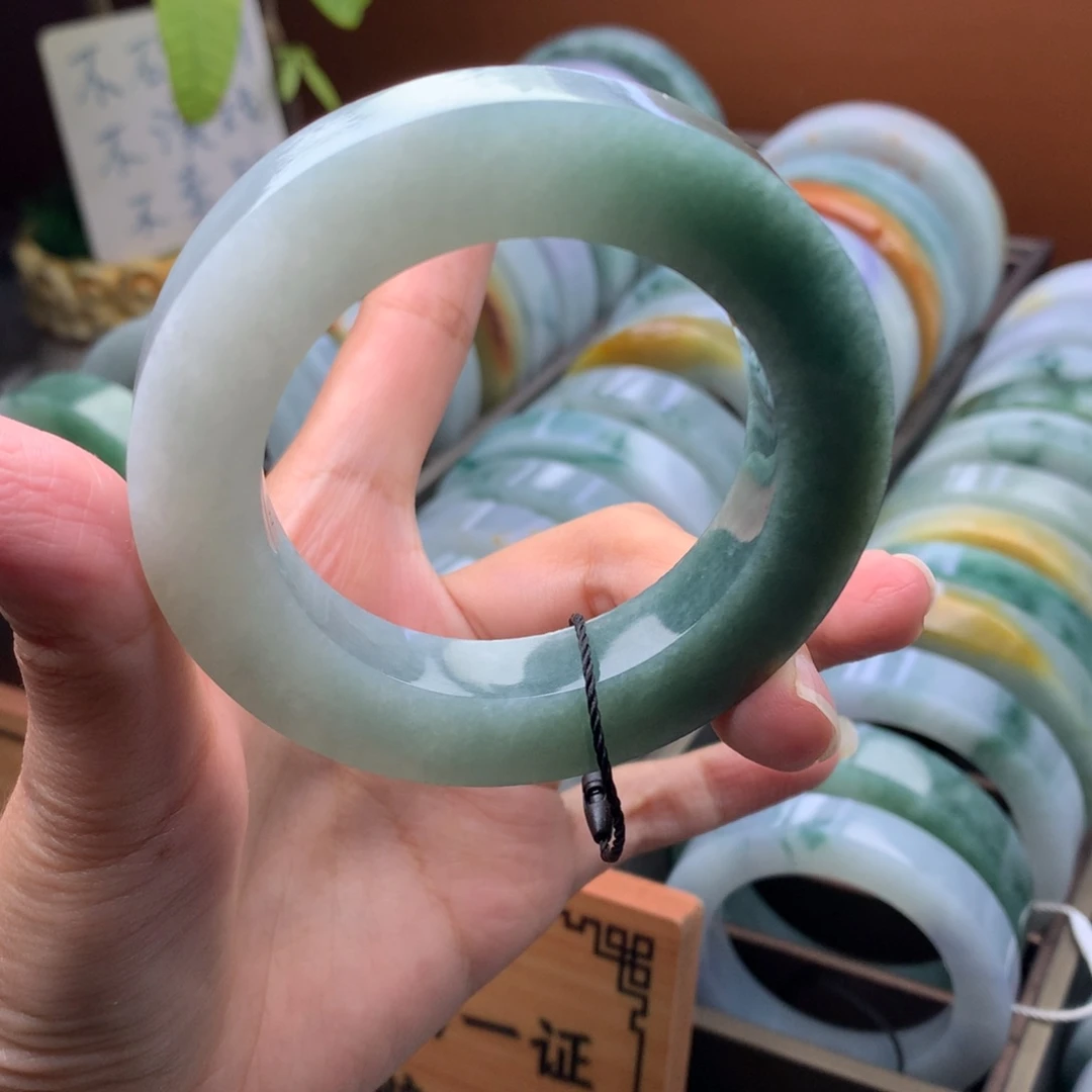 未镶嵌定制手镯定制翡翠定制50-57