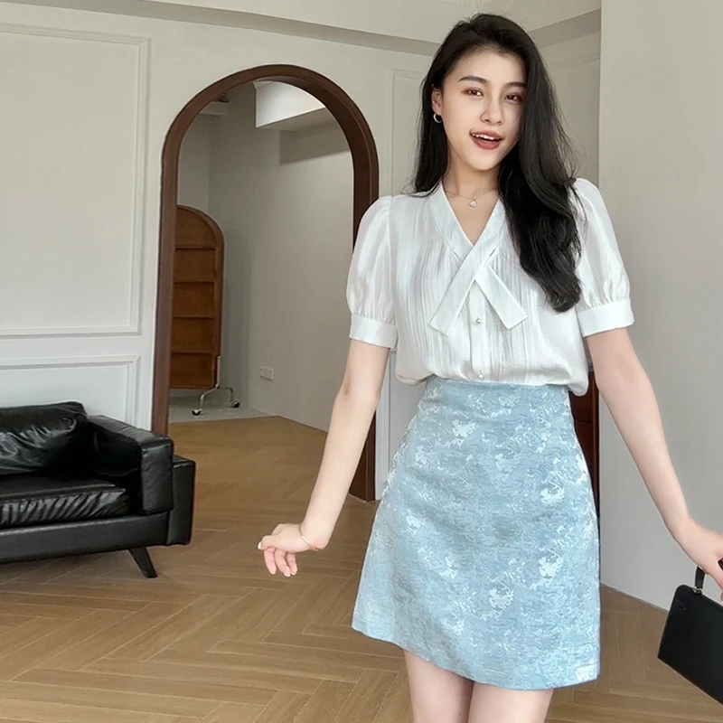 【特价】气质小众不撞款职业套装女显瘦遮肉两件套装裙搭配一整套