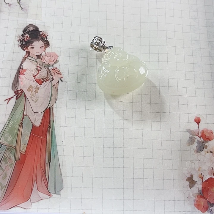 颈饰未镶嵌和田玉