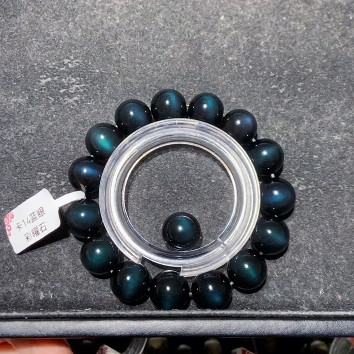 黑曜岩手链未镶嵌八****年