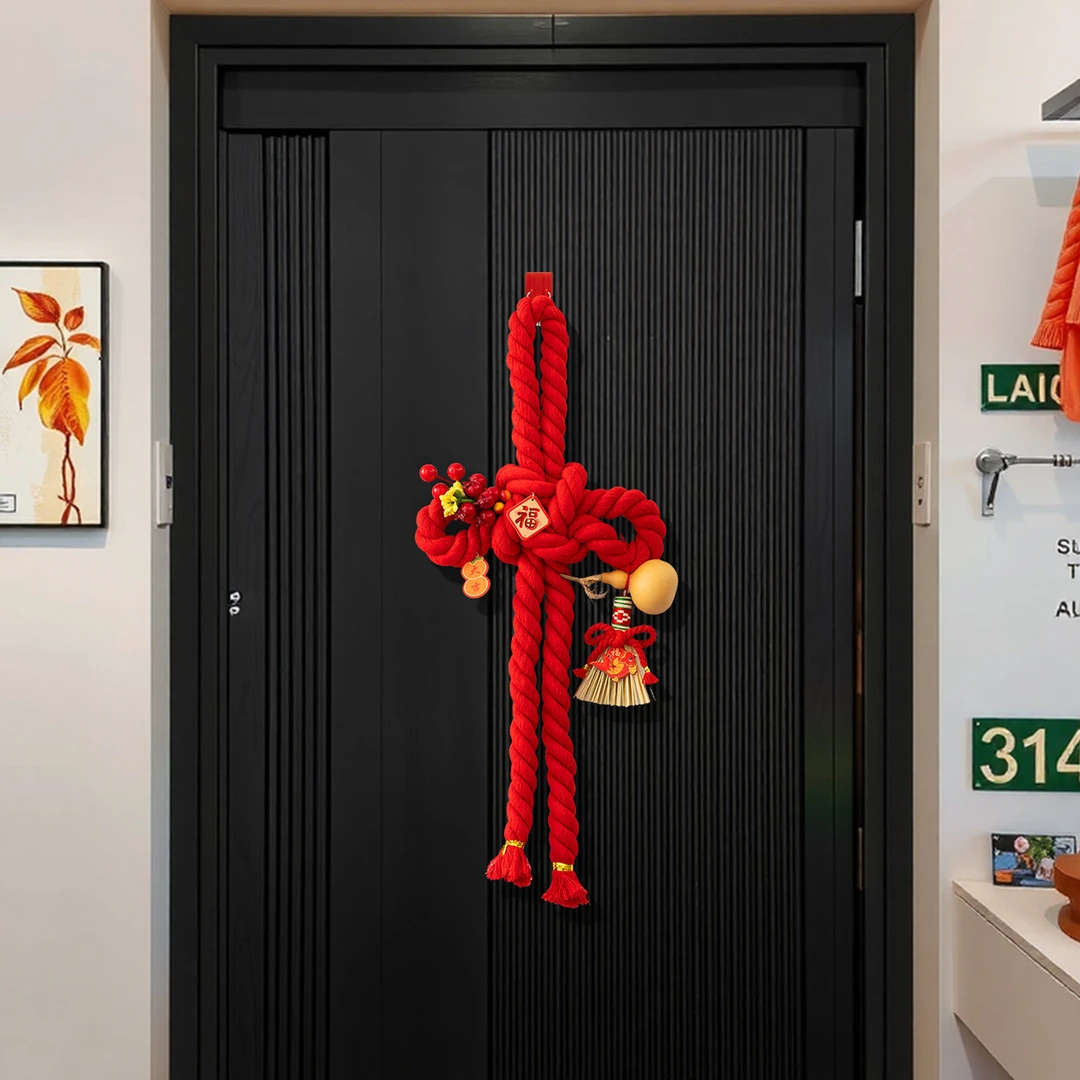 新年中国结挂件大号乔迁装饰万字结挂饰客厅高档门上挂件新款