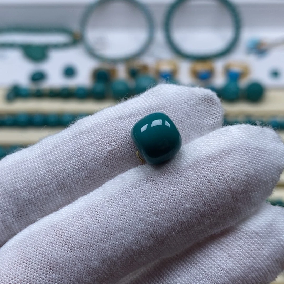 绿松石未镶嵌珠宝奇石老型9.5mm