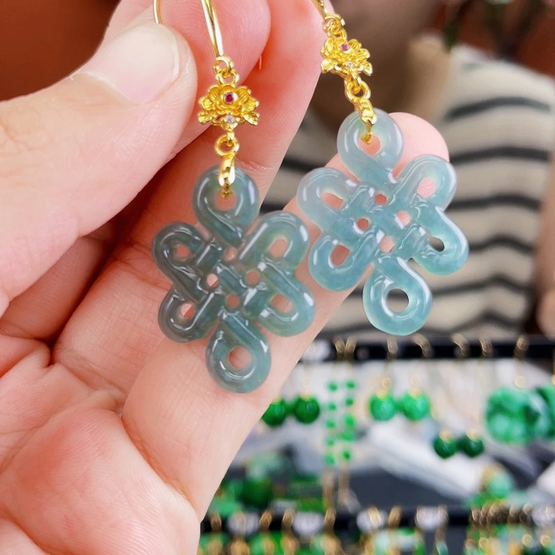 未镶嵌翡翠耳饰饰品