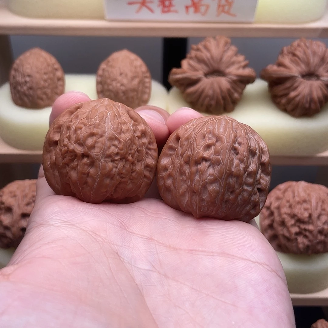 吊坠文玩核桃39全品铁锤精对