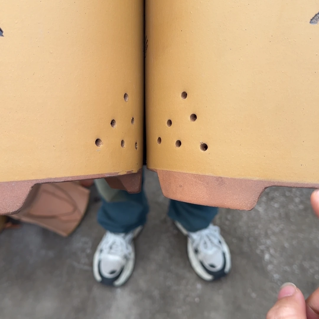 紫砂花盆口径14.18口径