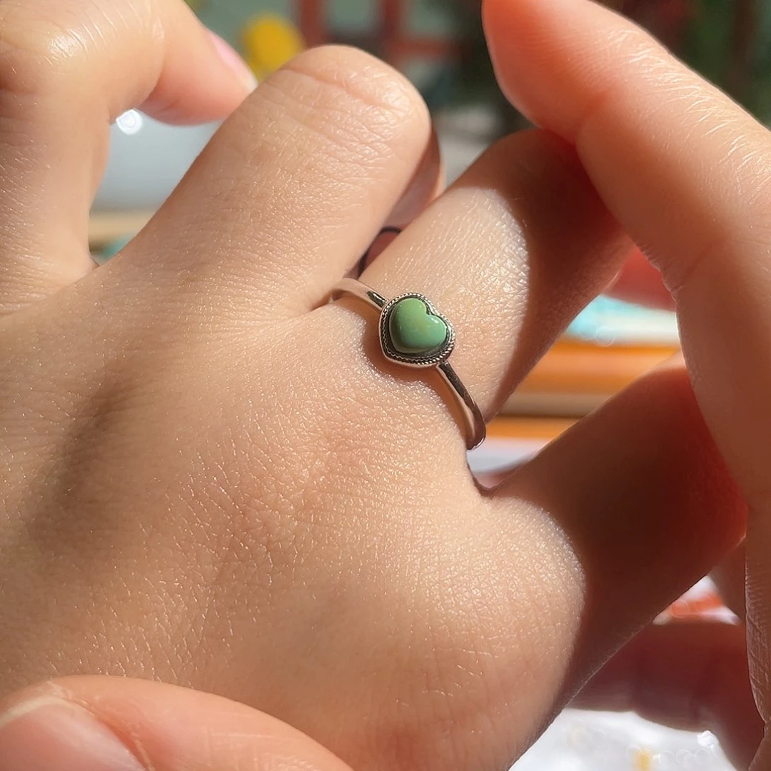 绿松石配饰银S925镶嵌