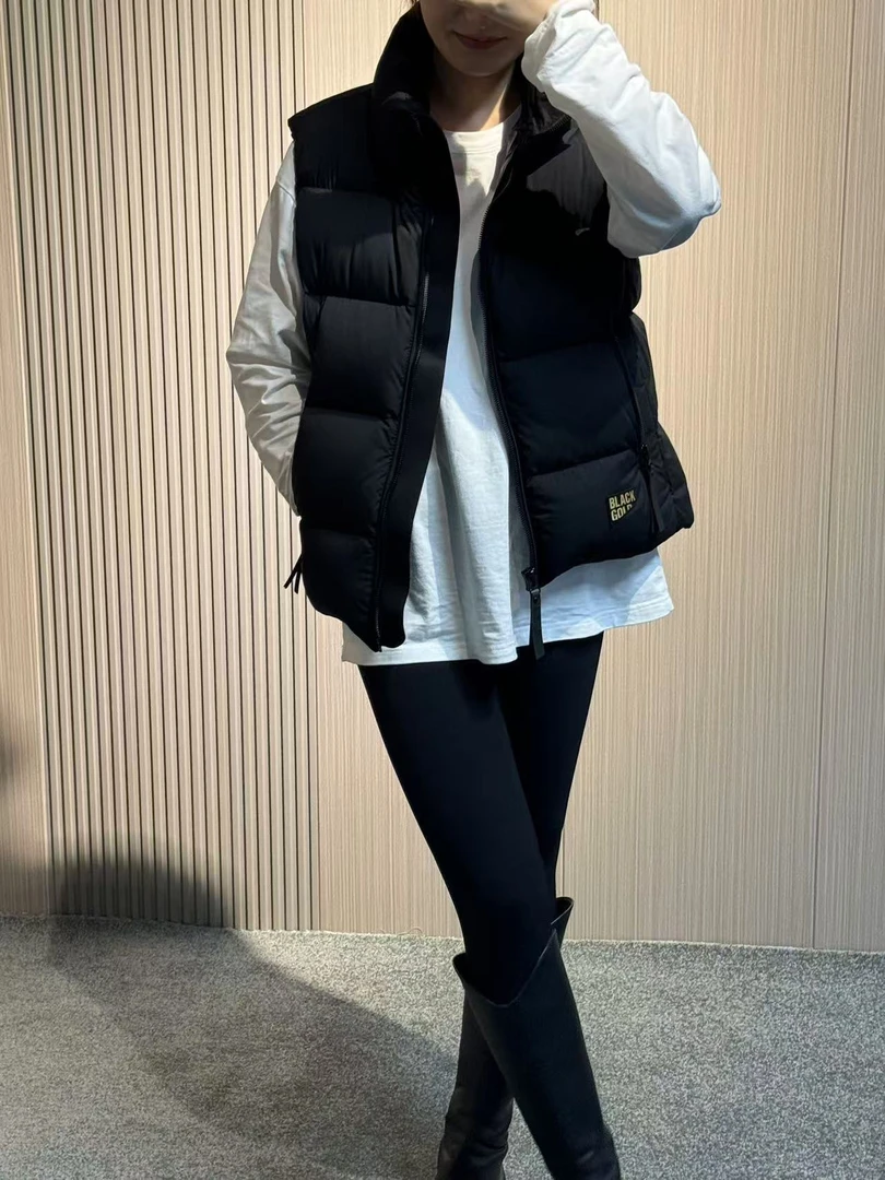 3.0先锋轻薄白鹅羽绒马甲2024新款男女同款黑金