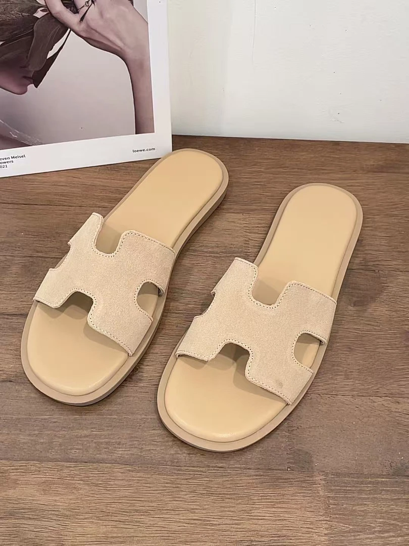 拖鞋-2518休闲平底百搭凉拖