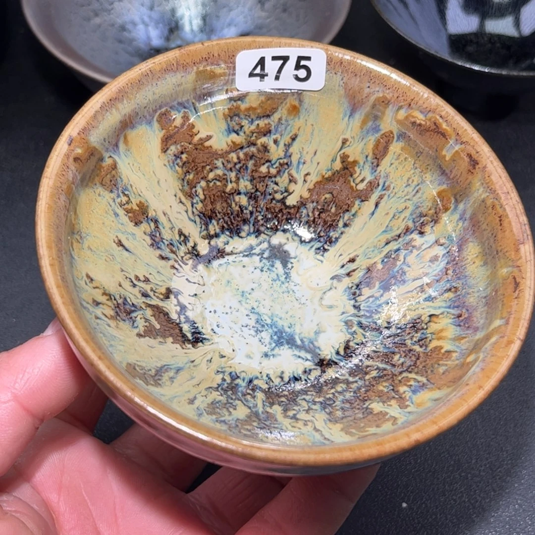 纳***A茶盏475 建盏单盏太好看了吧……