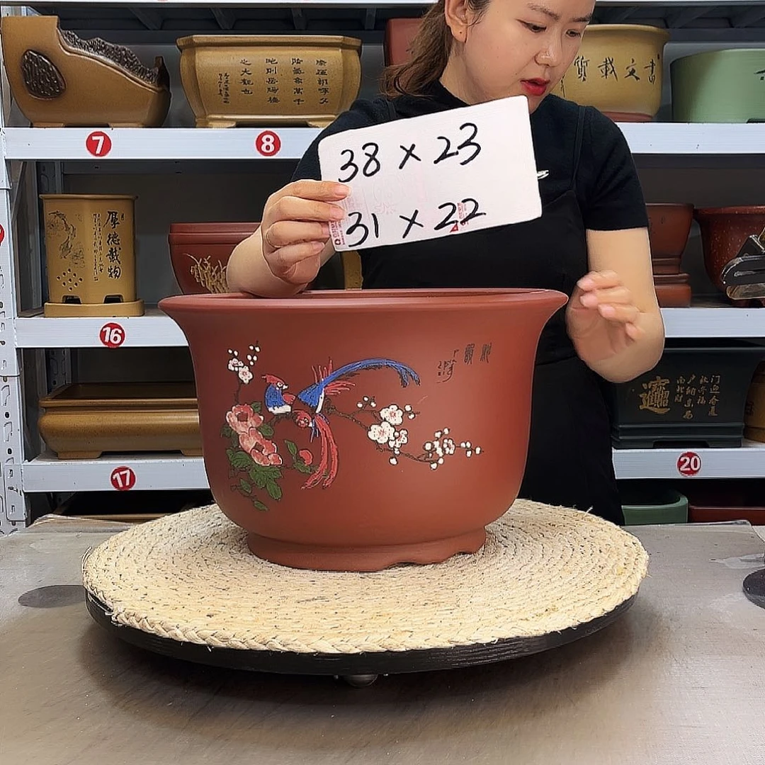 紫砂花盆紫砂花盆