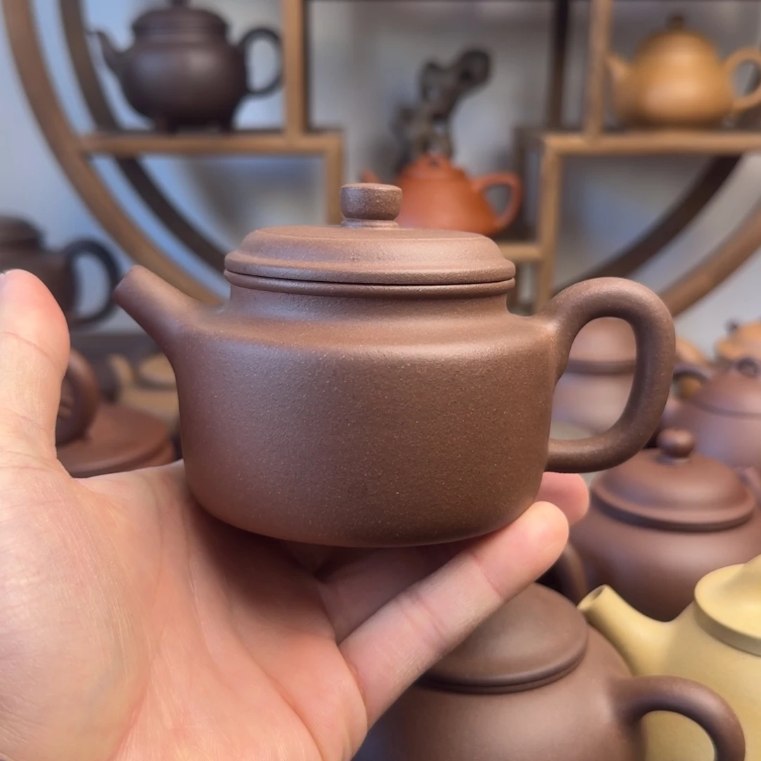 紫砂茶壶德钟220cc台西嫩底槽清