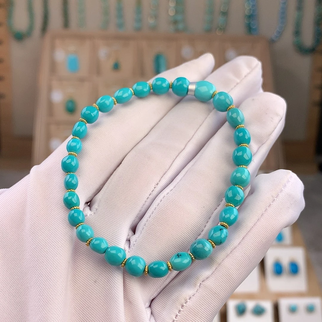 绿松石未镶嵌手链