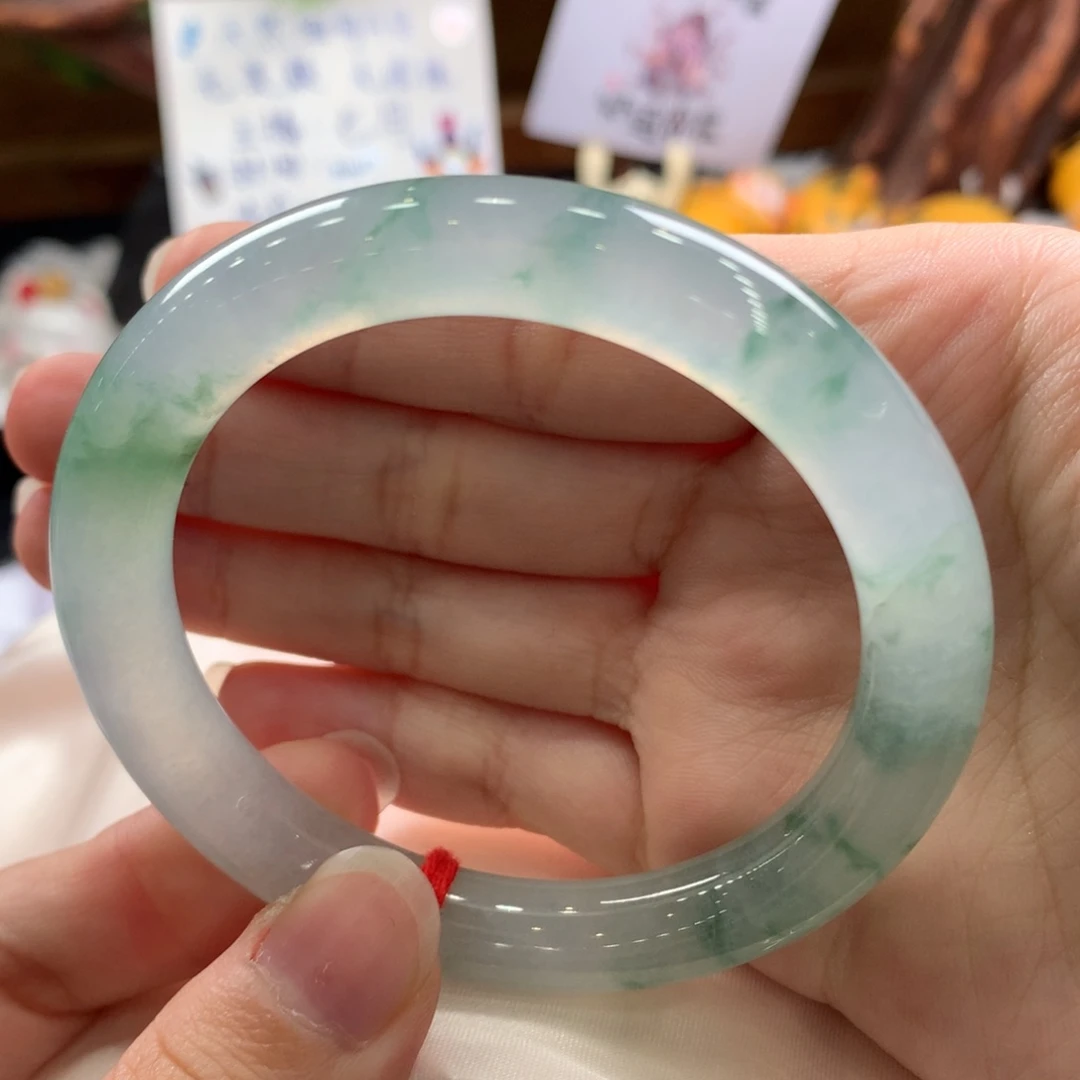 胖***墩翡翠手镯未镶嵌分单1