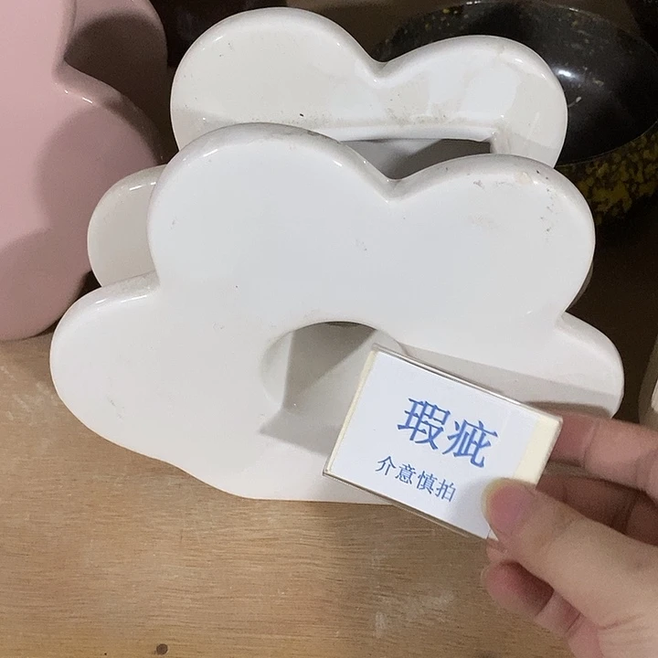 紫砂花盆多肉植物盆瑕疵有孔