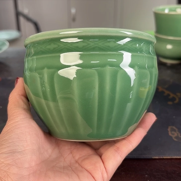 龙泉云间青瓷小米茶器