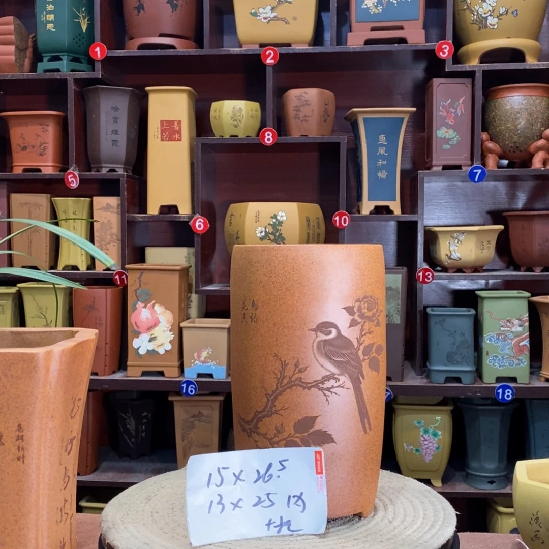 紫砂花盆紫砂花盆