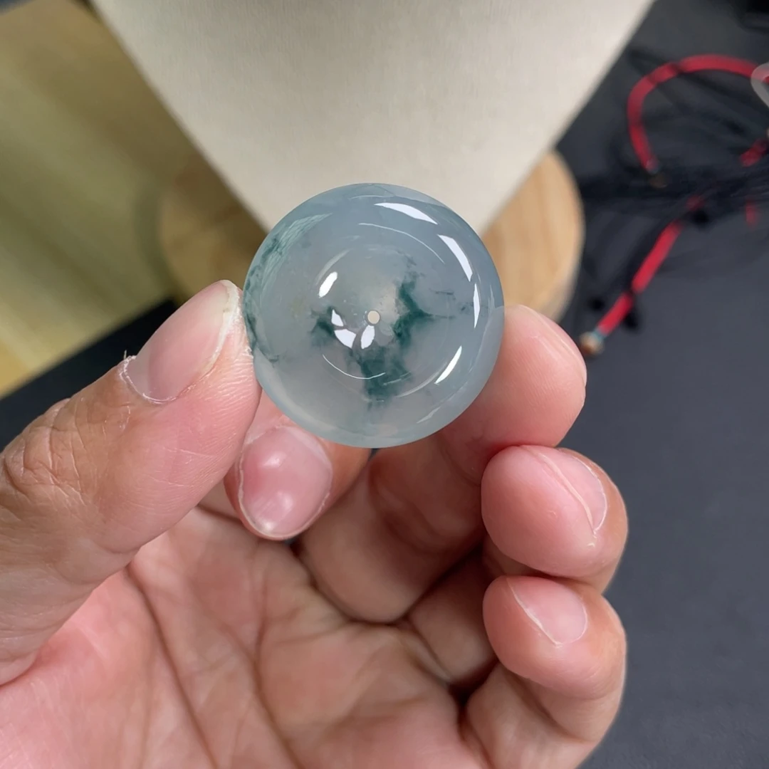 翡翠未镶嵌颈饰28.4-8.5