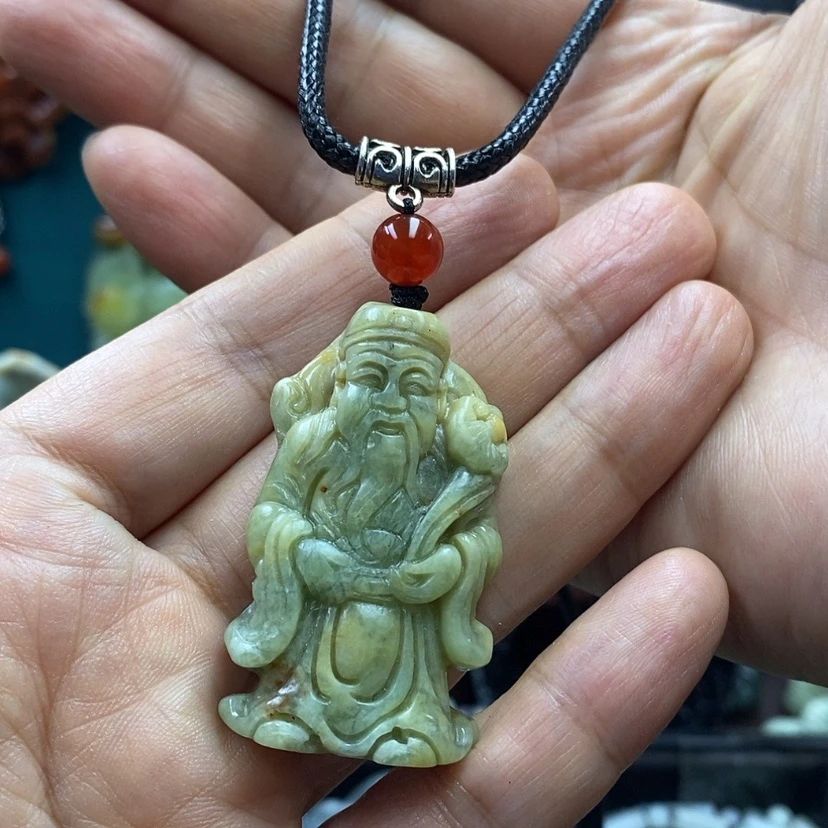 【闪购商品】蛇纹石玉吊坠未镶嵌