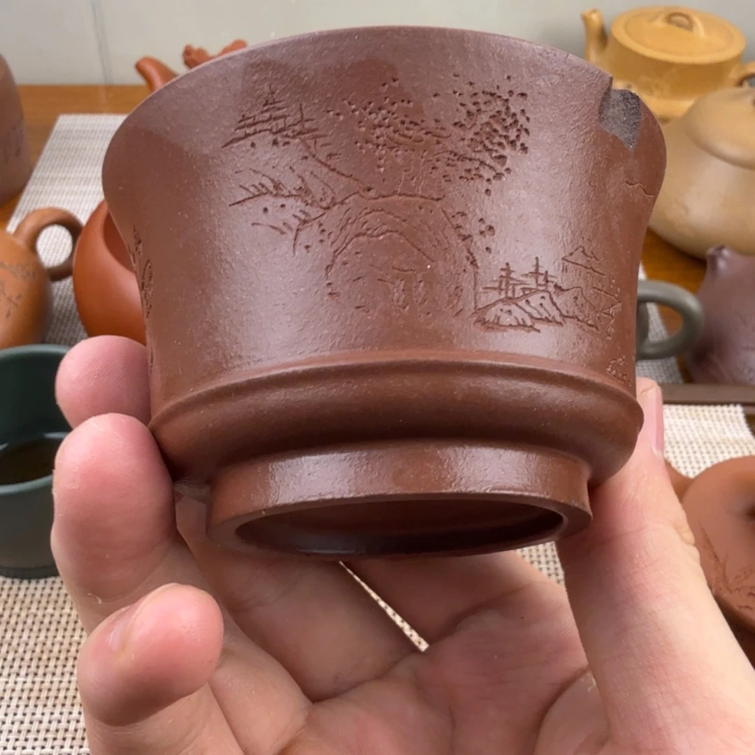 紫砂茶杯瑕疵瑕疵瑕疵杯子杯子杯子