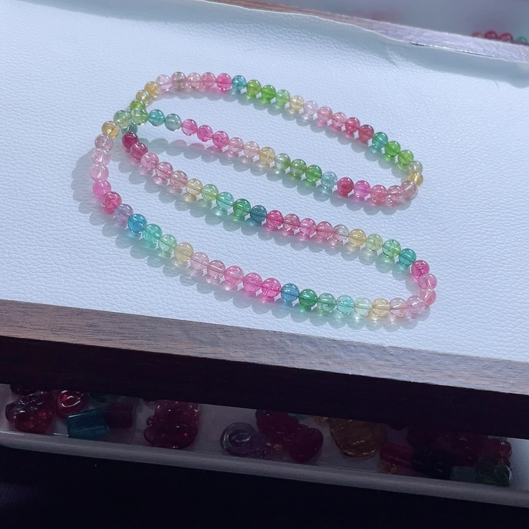 碧玺手链未镶嵌6mm左右