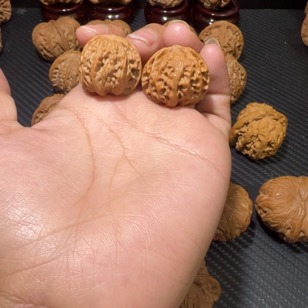 博***翌文玩核桃吊坠全品无修苹果园手捻27