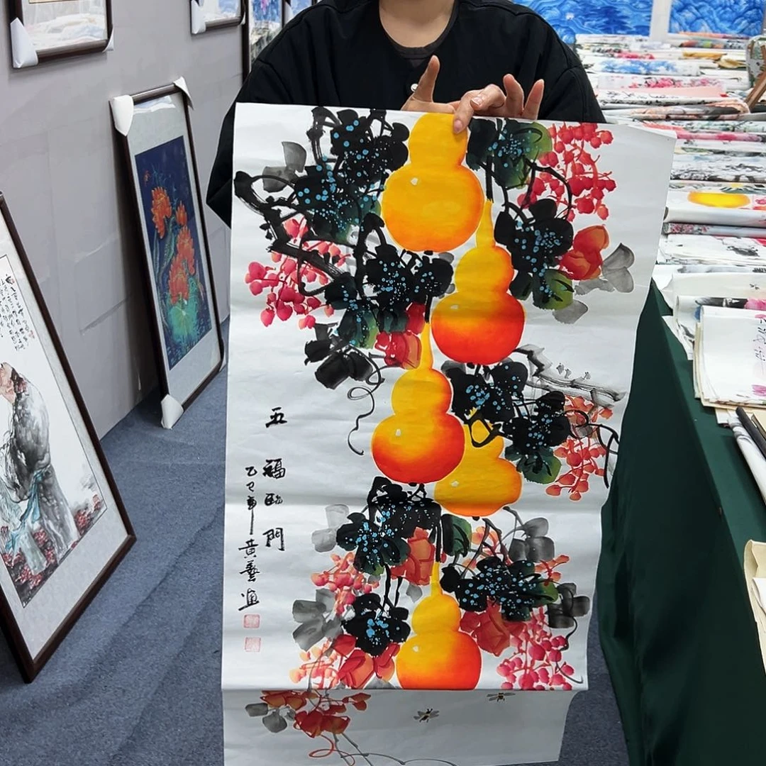 国画宣纸国画纯手绘作品