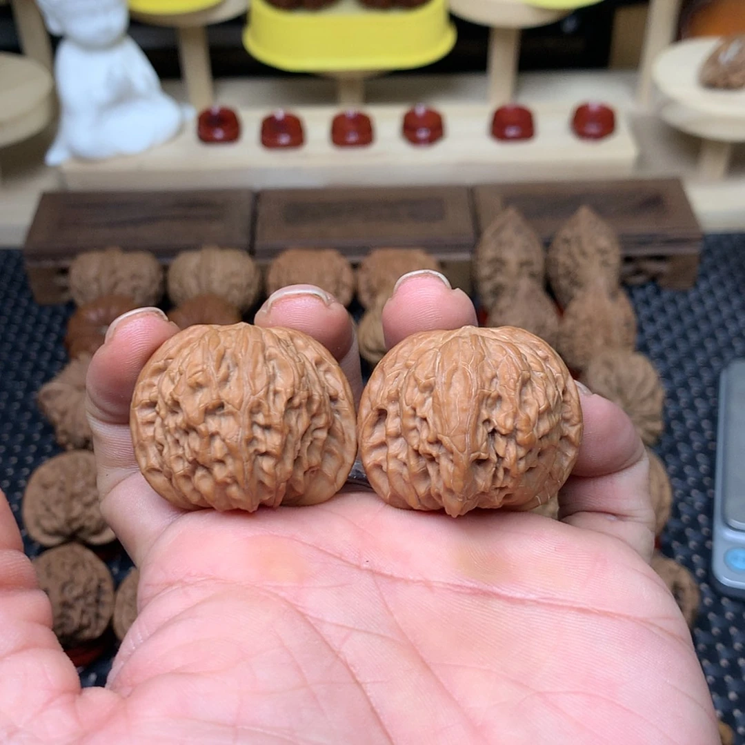 【闪购商品】文玩核桃把件全品山地磨盘39➕福利