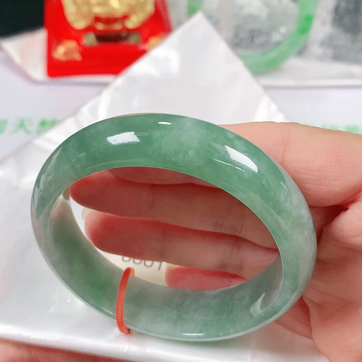 未镶嵌手镯翡翠  编号600194 大轮胎