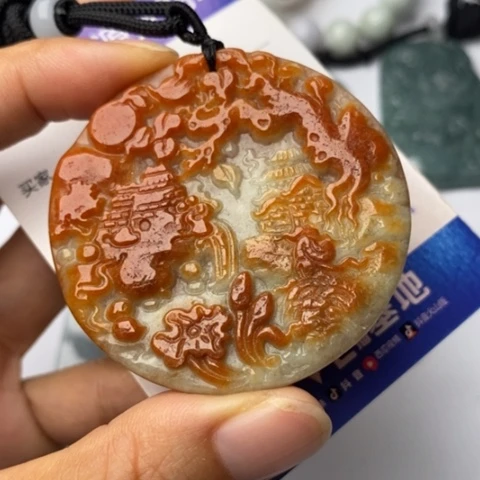 翡翠未镶嵌颈饰翡翠