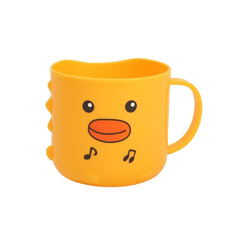 【粉丝福利】舒客宝贝可爱儿童幼儿牙杯可爱大黄鸭乳牙刷牙