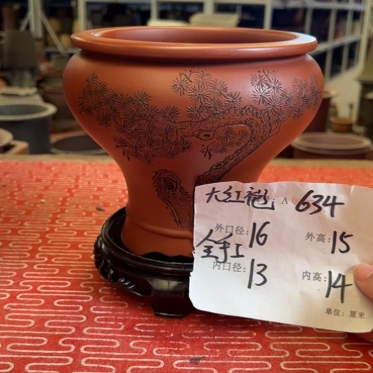 紫砂花盆紫紫砂盆