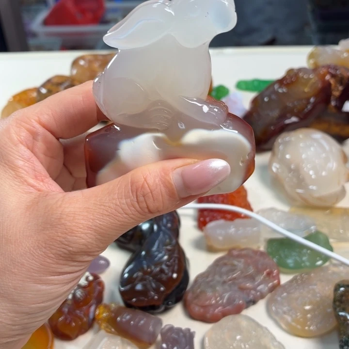 未镶嵌吊坠(不含链)玛瑙/玉髓