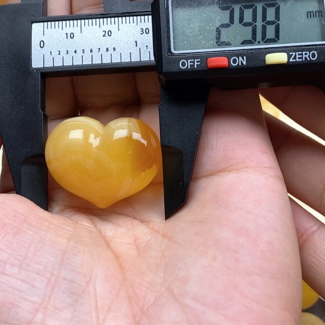 琥珀未镶嵌珠宝奇石蜜蜡屁桃