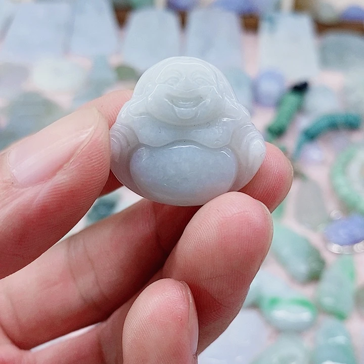 颈饰未镶嵌翡翠天然