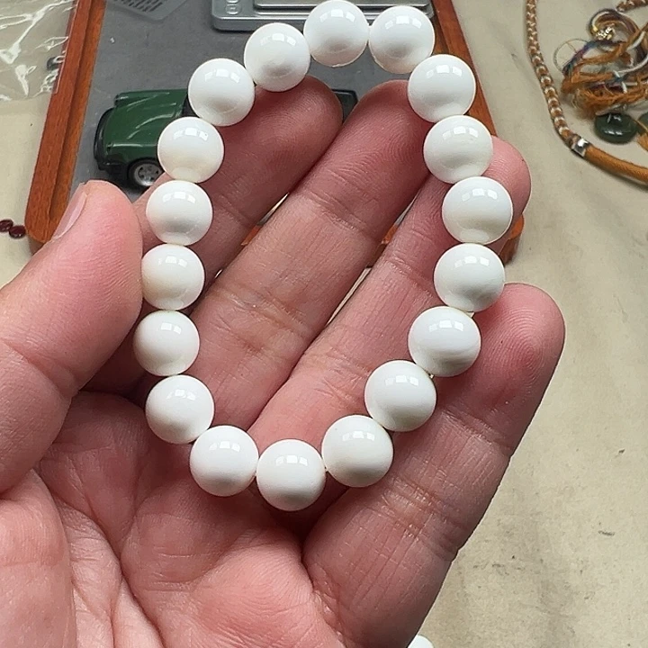 白玉菩提吊坠白色312